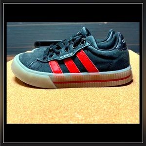 Adidas Boys Daily 3.0 FX7272 Black Casual Shoes Sneakers Size 1Y